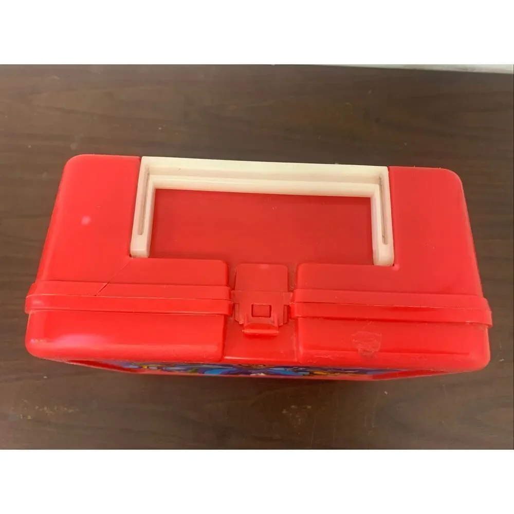 Vintage 1995 The Amazing Spider-Man Red Plastic Lunchbox Only